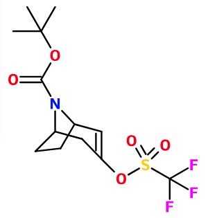 (image for) MCYA2736 tert-Butyl 3-[[(trifluoromethyl)sulfonyl]oxy]-8-azabicyclo[3.2.1]oct-2-ene-8-carboxylate